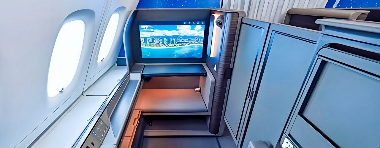 ANA A380 Flying Honu first class