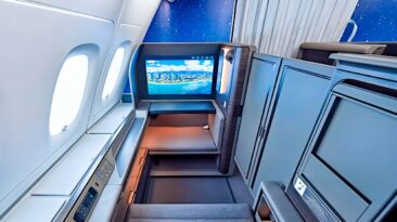 ANA A380 Flying Honu first class